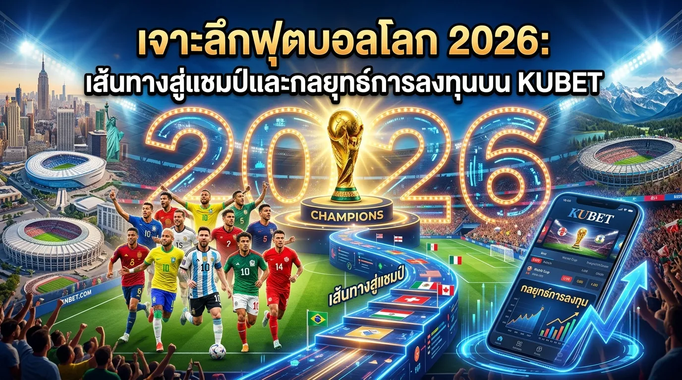 เจาะลึกฟุตบอลโลก 2026: เส้นทางสู่แชมป์และกลยุทธ์การลงทุนบน KUBET
