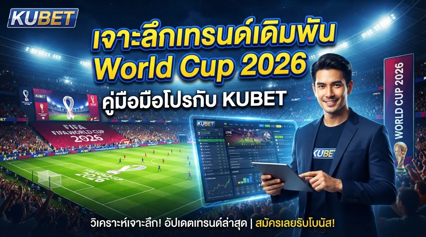 เจาะลึกเทรนด์เดิมพัน World Cup 2026: คู่มือมือโปรกับ KUBET